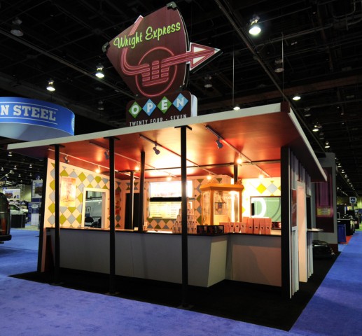 1950’s Drive-In themed  tradeshow display